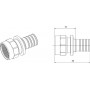 Переходник Rehau Rautitan 20-Rp3/4 RX+